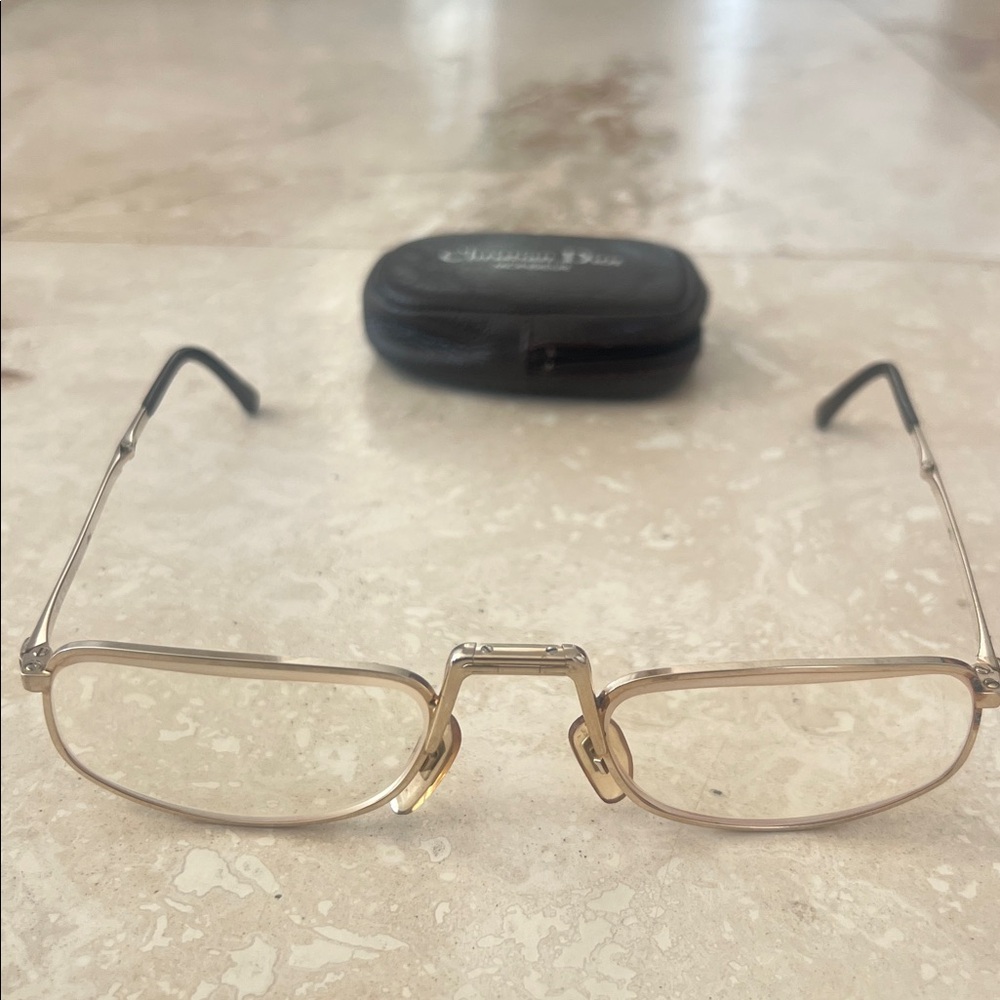 Christian Dior Monsieur Gold Eye Glasses - Picture 7 of 9